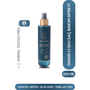 Keratin & Biotin Onarıcı Sıvı Saç Bakım Krem Yıpranmış Ve Hasar Görmüş Saçlar