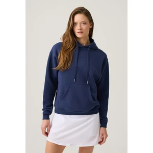Los Ojos Lacivert Geniş Kalıp Kapüşonlu Sweatshirt Hooded Sweat