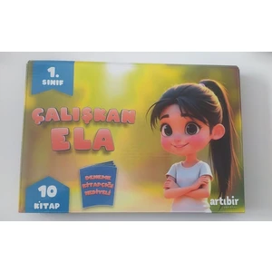 Çalışkan Ela  Okuma Seti 10 Kitap+ Deneme Kitapçığı Hediyeli