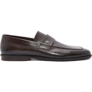 Erkek Kahverengi Deri Casual Loafer 25SFD6025FT