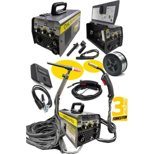 3 Fonksiyonlu Gazsız Gazaltı Kaynak Makinası Mıg Tıg Mma Torçlar Dahil Italyan Üretim