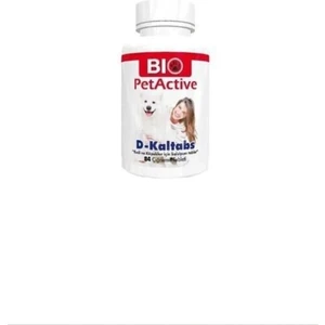 Bio Pet Active Biopetactive Çiğneme Tableti D-Kaltabs (Kedi Ve Köpekler İçin Kalsiyum Tablet) 126Gr