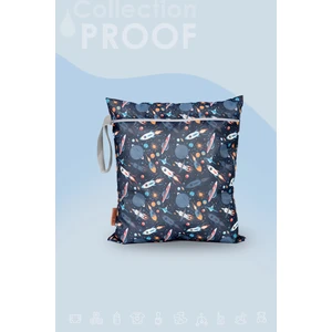 Baby Proof Kıyafet Çantası Mayo Islak Kuru Giysi Sıvı Geçirmez Kirli Temiz Çamaşır Torbası Galaxy