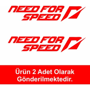Need For Speed Sticker Araba Oto Motosiklet Karavan Etiket 02098
