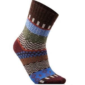 Renkli Butik Yumuşak ve Sıcak Tutan Yumuşak Yapılı Günlük Kullanım Için Yün Çorap Renkli