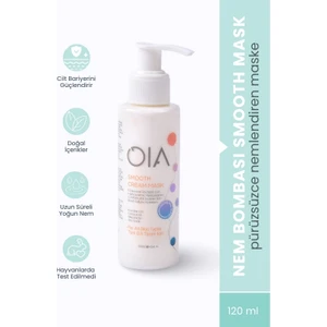 OIA Profesyonel Cilt Bakımı için Ozonlu Nem Maskesi - Smooth Cream Mask 120 ml | Beyazlatıcı Etkili
