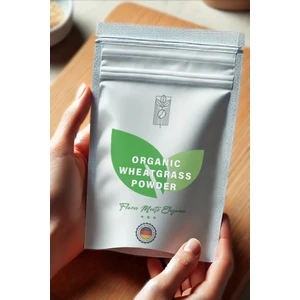 Organik Buğday Çimi Tozu 50G, Premium Wheat Grass Powder ( Glutensiz, Vegan, Katkısız )