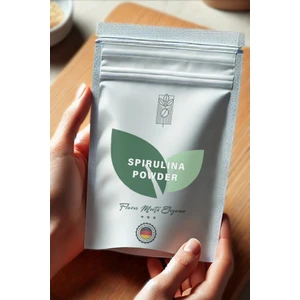 Organik Spirulina Tozu 50G, Premium Spirulina Powder ( Glutensiz, Vegan, Katkısız )