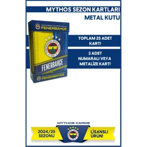 Mythos Cards Fenerbahçe 2024-25 Sezon Kartları - Metal Kutu
