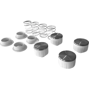 Setüstü Ankastre Ocak Düğme Seti Beyaz