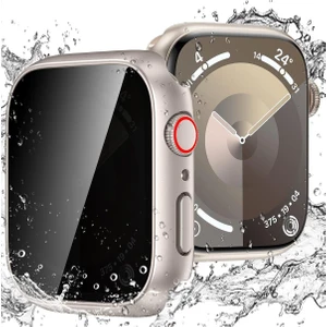 MMP Shop Watch Serisi 44MM Uyumlu Hayalet Kılıf Kasa ve Ekran Koruycu 360 Tam Koruma