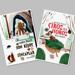 Parmak Çocuk Yayınları 1. Son Kişot ve Sincaplar - 2. Çiroz ile Horoz, Aydın Balcı (2 Kitap Set)