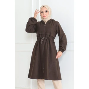 Orchid Style spor Kaşe Kaban