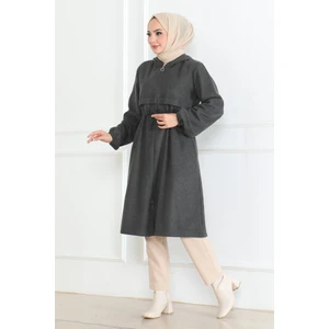 Orchid Style spor Kaşe Kaban