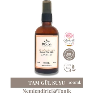 Gül Yağlı Gül Suyu 100 ml – %100 Doğal Isparta Gülü ile Cilt Bakımı