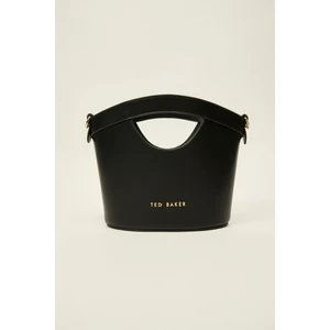 Ted Baker Siyah Düz Cilt Mini El Çantası Tbss25fsh045