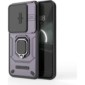 Huawei Nova 13 Kayar Kamera Kapağı, Döndürülmüş Halka Destekli Askeri Sınıf Darbeye Dayanıklı Koruyucu Kılıf (Yurt Dışından)