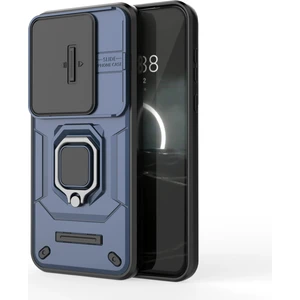 Huawei Nova 13 Kayar Kamera Kapağı, Döndürülmüş Halka Destekli Askeri Sınıf Darbeye Dayanıklı Koruyucu Kılıf (Yurt Dışından)