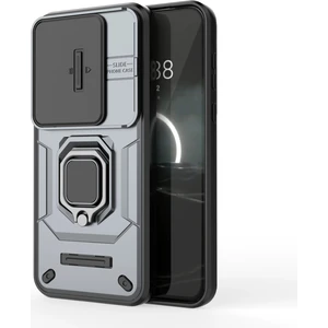 Huawei Nova 13 Kayar Kamera Kapağı, Döndürülmüş Halka Destekli Askeri Sınıf Darbeye Dayanıklı Koruyucu Kılıf (Yurt Dışından)
