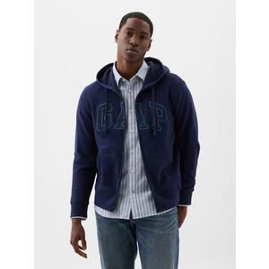 Erkek TAPESTRY NAVY Gap Logo Kapüşonlu Fleece Sweatshirt
