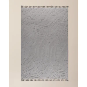 Madame Coco Pluie Rölyef Halı - Gri - 190x290 cm