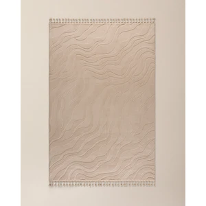 Pluie Rölyef Halı - Bej - 190X290 cm
