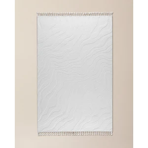 Pluie Rölyef Halı - Beyaz - 190X290 cm