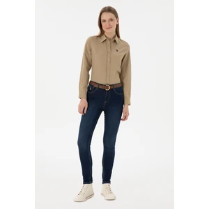 U.S. Polo Assn. Kadın Mavi Pantolon (Jean) 50266548-DN0022