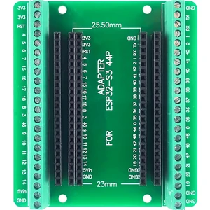 ESP32 Genişleme Kartı Klemens Soket  ESP32-S3 44 Pin Hızlı Prototipleme Kolay Bağlantı 25.5mm 23MM Pin Aralıklı Kit Uyumlu