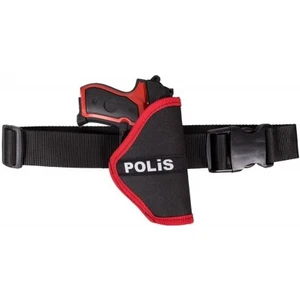 Polis Malzemeleri Siyah Kırmızı Çocuk Yunus Polis Kıyafeti Palaskası