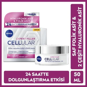 NIVEA Hyaluron Cellular Filler Gündüz Kremi Sıkılaştırıcı SPF30 50 ml