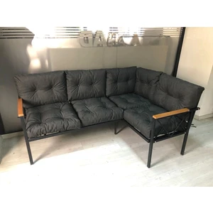 Adım Shops Miami Köşe Koltuk Takımı , 2+2 Balkon-Bahçe-Çay Seti-Mutfak Köşesi
