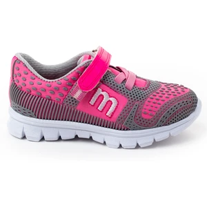 Minipicco Çocuk Gri-Pembe Anatomik Destekli Çocuk Spor Ayakkabı