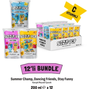 Efsane 3’lü Summer Champ, Dancing Friends, Stay Funny x 3 Tat, 12 Adet