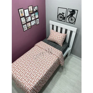 Çetin Home Çetinhome Çarşafı Lastikli Tek Kişilik Nevresim Takımı Labirent