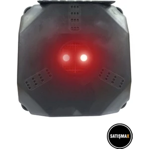 Caydırıcı Ev ve Araç Güvenlik Yanıp Sönen Alarm LED Işık (Kırmızı Kırmızı) Güneş Panelli Büyük Boy