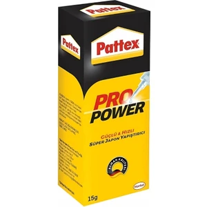 | Pro Power Süper Japon Yapıştırıcı, 15 Gr, Hızlı ve Güçlü Yapışma, Çok Amaçlı Kullanım