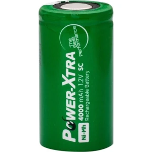 1.2V 4000 Mah- Sc -Ni-Mh Şarjlı Pil -Flat-Başsız