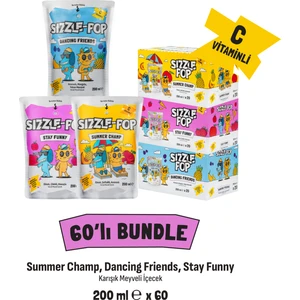 Efsane 3’lü Koli Summer Champ, Dancing Friends, Stay Funny x 3 Tat, 60 Adet