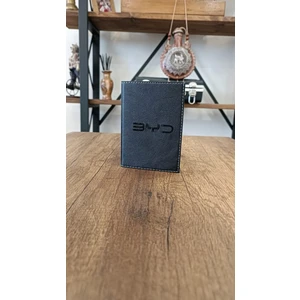 Efe Deri BYD Dikişli Araç Ruhsat Kılıfı Kabı Ruhsatlık Ruhsat Koruyucu