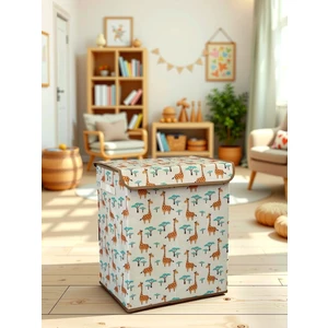 Griaffe 2 Büyük Boy Kapaklı Kirli Çamaşır Oyuncak Düzenleyici Saklama Kutusu Sepeti 40 x 50 x 30