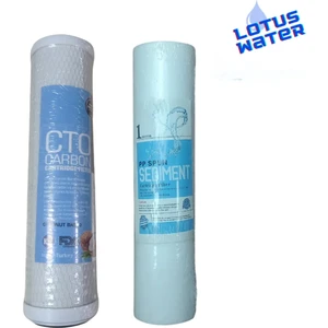Lotus Water Musluk Tipi 2li Su Arıtma Cihazı Filtresi Sediment-Cto Karbon Filtre Coconat Bazlı