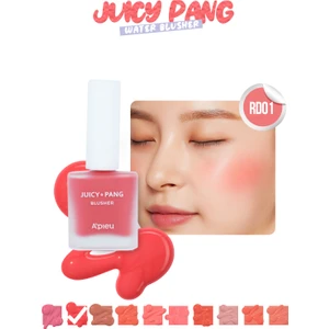 Meyve Kokulu, Nemlendirici, Doğal Görünümlü Sıvı Allık A'PIEU Juicy-Pang Water Blusher (RD01)