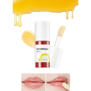 Dudakları Nemlendiren ve Besleyen Bal Özlü Dudak Bakım Yağı Super Food Lip Oil Honey
