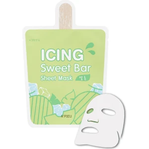 Kavun İçerikli Ferahlatıcı, Canlandırıcı Yaprak Maske A'PIEU Icing Sweet Bar Sheet Mask (Melon)