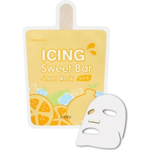 Portakal İçerikli Aydınlatıcı, Ferahlatıcı Maske A'PIEU Icing Sweet Bar Sheet Mask (Hanrabong)