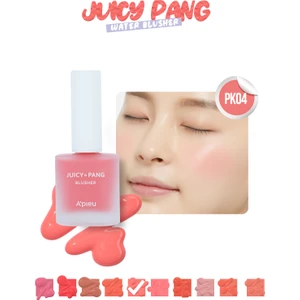 Meyve Kokulu, Nemlendirici, Doğal Görünümlü Sıvı Allık A'PIEU Juicy-Pang Water Blusher (PK04)