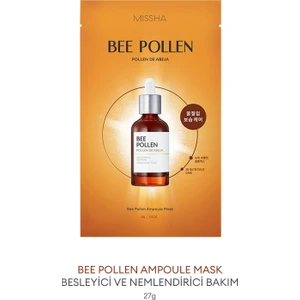 Kuruluktan Kaynaklı Yıpranmış Cansız Ciltler İçin Yaprak Maske Bee Pollen Ampouler Mask