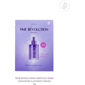 Yaşlanma Karşıtı Fermente İçerikli Yaprak Maske Time Revolution Night Repair Ampoule Mask