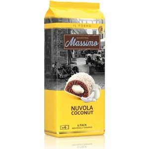 Maestro Massimo Nuvola Coconut (Hindistan Cevizli Kek) 45 gr 6 Adet (1 Kutu)